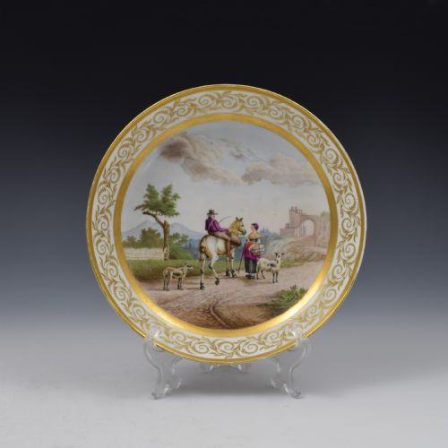 Georgian Spode Bone China Porcelain Saucer Dish C.1810