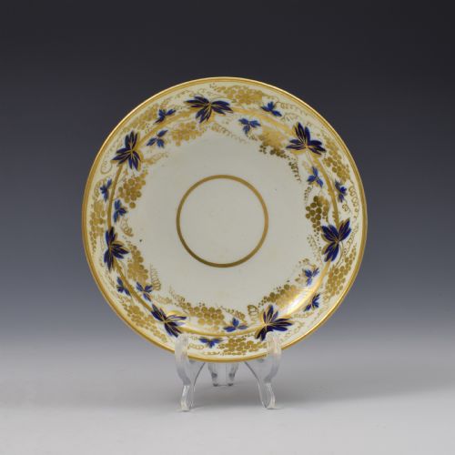 fig 1. Bloor Derby Porcelain Tea Cup & Saucer c.1820