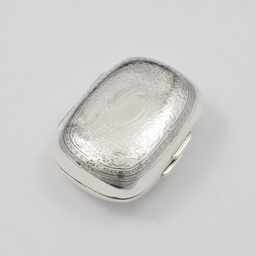 Tiffany & Co. Sterling Silver Travel Soap Box C.1910