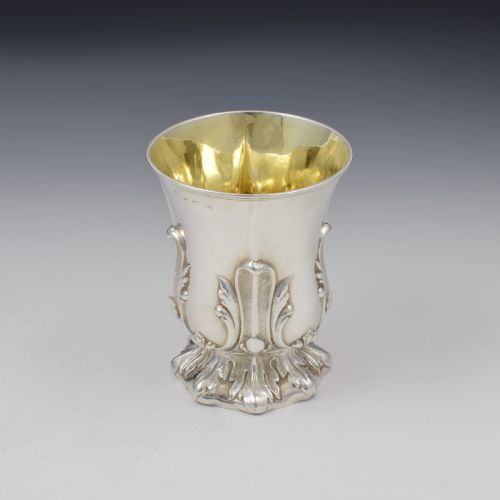 fig 1. Victorian Silver Chalice Cup Henry Wilkinson & Co. 1843
