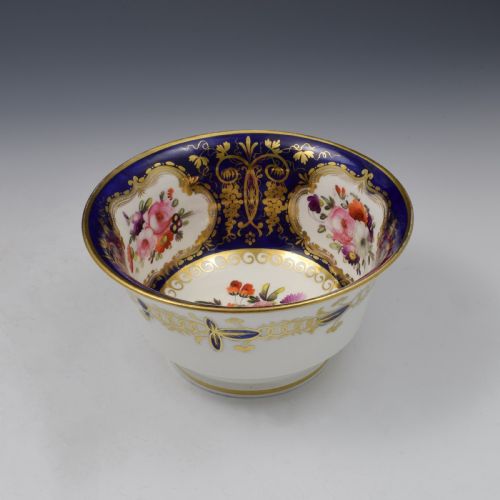 Large Regency Coalport Porcelain Slop Bowl C.1820