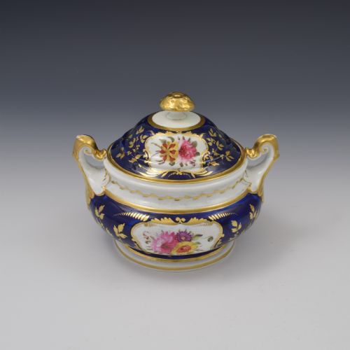 Davenport Regency Porcelain Sugar Box / Sucrier Pattern 745