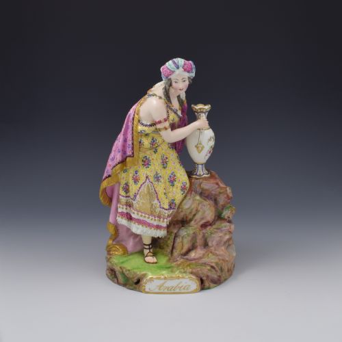 fig 1. Rare Large Minton Porcelain Figure Arabia Model 137 c.1848