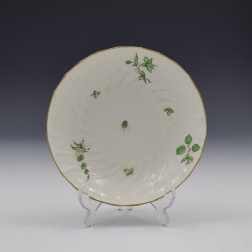 fig 1. Flight Period Worcester Porcelain Spiral Fluted Tea Bowl & Saucer