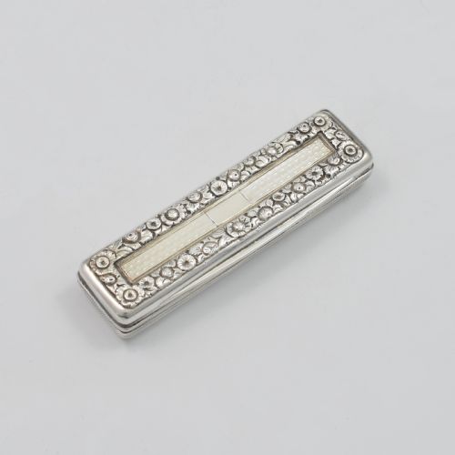 George III Silver Toothpick Box Georgian C.1810
