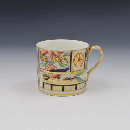 Georgian Coalport Porcelain Coffee Can Pattern 136 C.1815