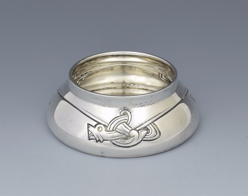 Marius Hammer Norwegian Silver Small Dragon Bowl 