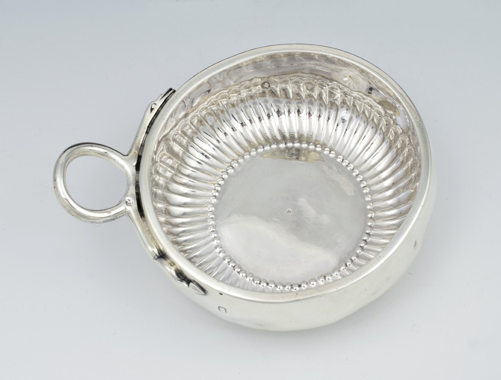Large Early 19thC French Silver Wine Taster Tastevin Charles-Marie Guidee