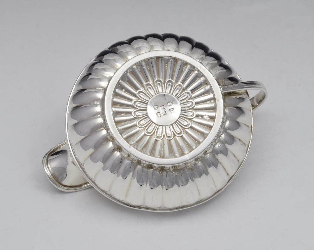 Unusual George III Silver Squat Melon Fluted Cream Jug Georgian View XIII