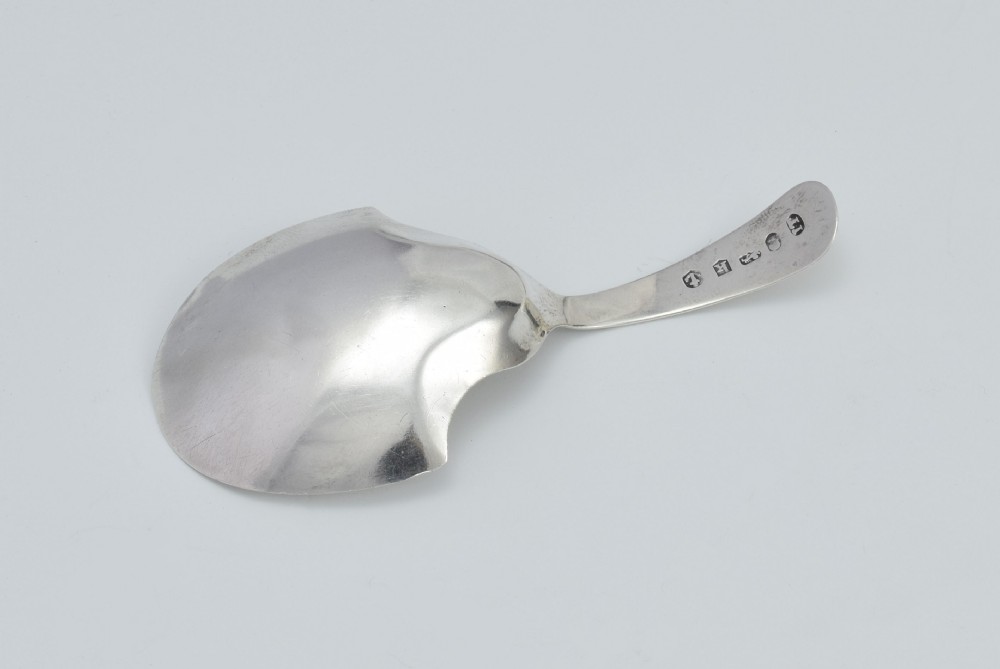 George III Silver Shovel Caddy Spoon Joseph Taylor Georgian View XI