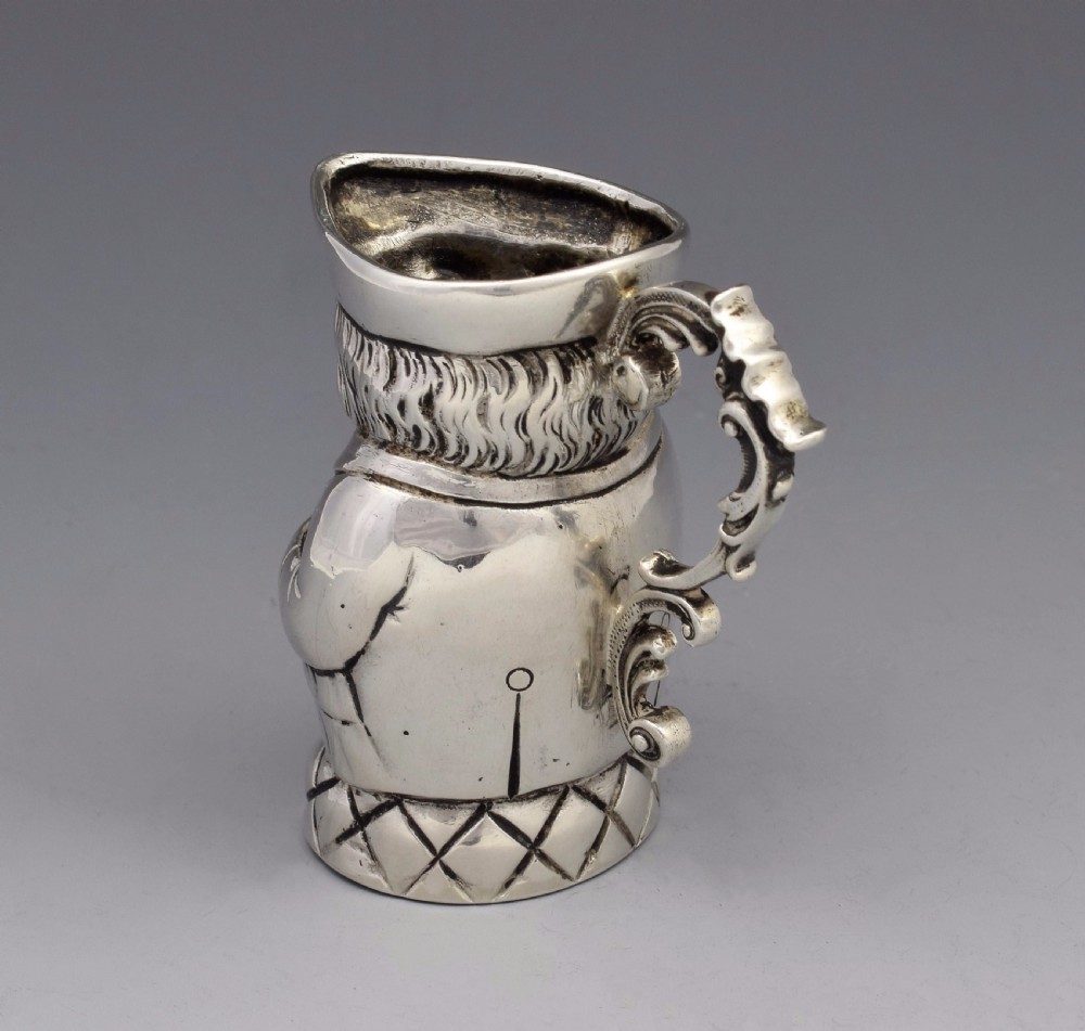 German Hanau Silver Novelty Miniature Toby Jug  View VII