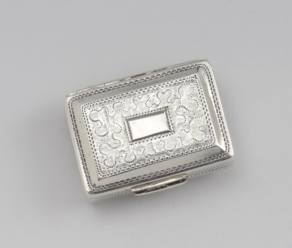George VI Silver Vinaigrette John Bettridge 1821 Georgian