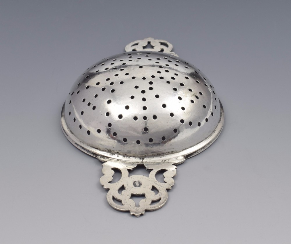George I Britannia Silver Lemon Strainer London 1719 Georgian John Albright View X