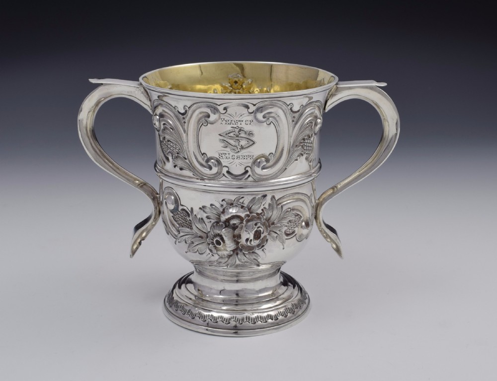 George II Silver Twin Handled Loving Cup 