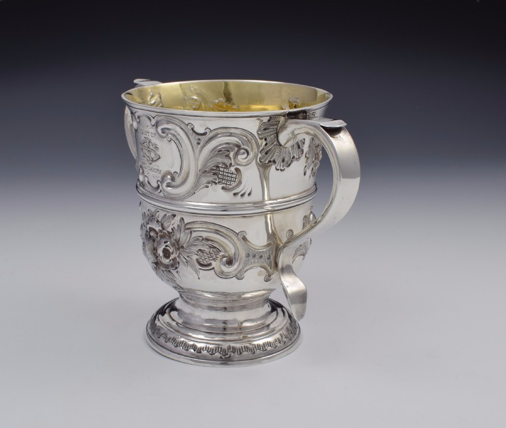 George II Silver Twin Handled Loving Cup 