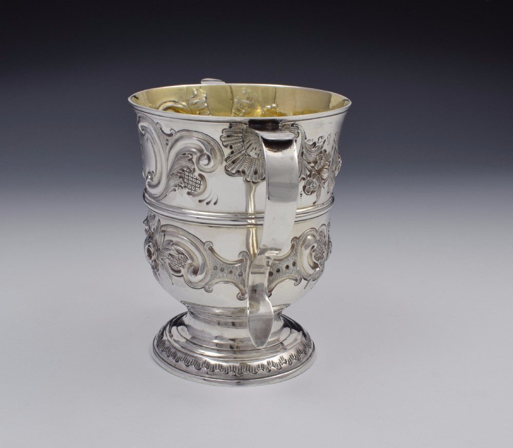 George II Silver Twin Handled Loving Cup 