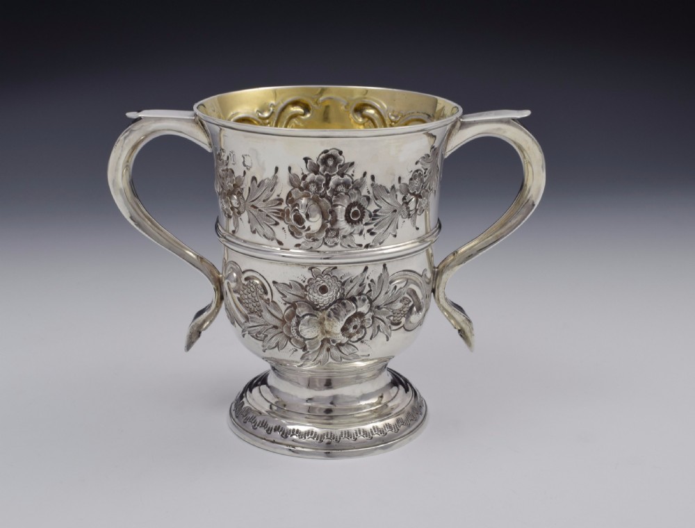 George II Silver Twin Handled Loving Cup 