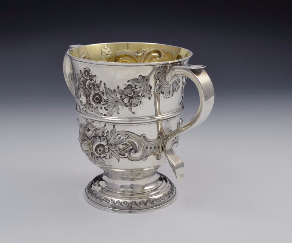 George II Silver Twin Handled Loving Cup 