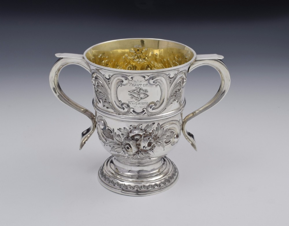 George II Silver Twin Handled Loving Cup 
