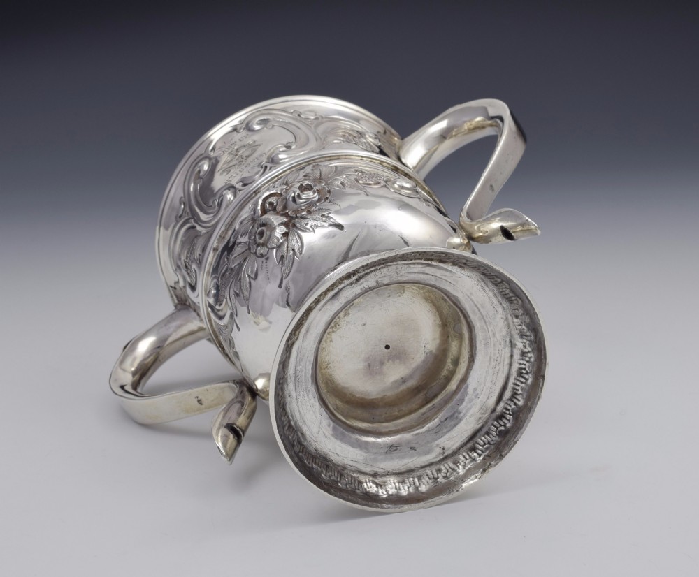 George II Silver Twin Handled Loving Cup 