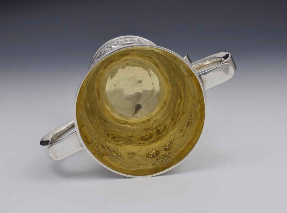 George II Silver Twin Handled Loving Cup 