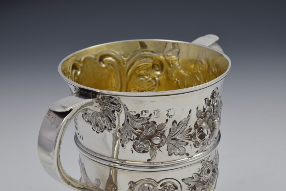 George II Silver Twin Handled Loving Cup 