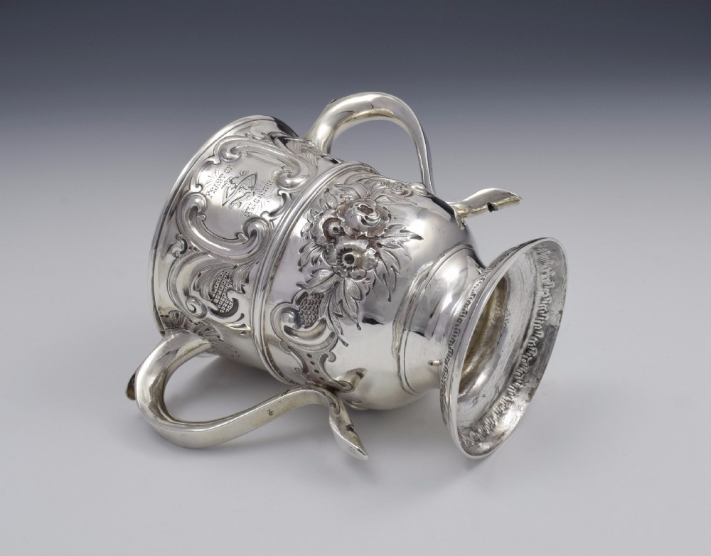 George II Silver Twin Handled Loving Cup 