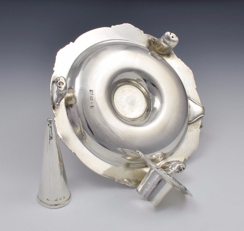Large George III Silver Chamberstick & Snuffer Sheffield 1812 View XI