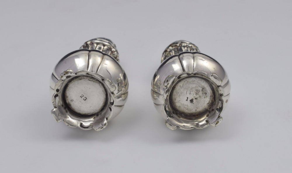 Pair Victorian Tiffany & Co. Soldered Silver Pepperettes View VIII
