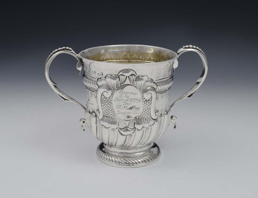 George I Silver Twin Handled Loving Cup Joseph Bell I Georgian View II