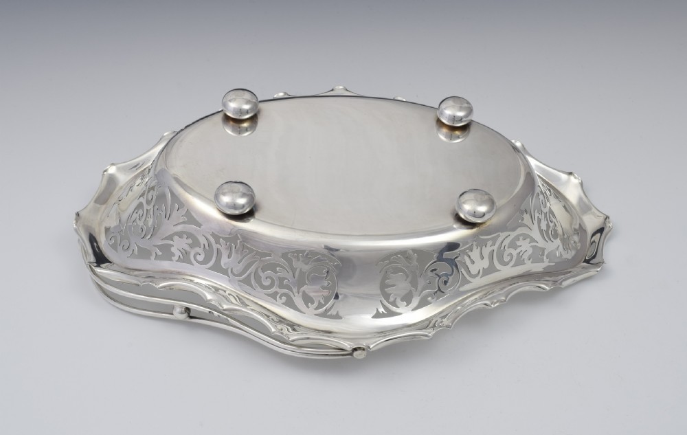 George V Silver Table Bread Basket Alexander Clark & Co. Sheffield 1920 View XIII