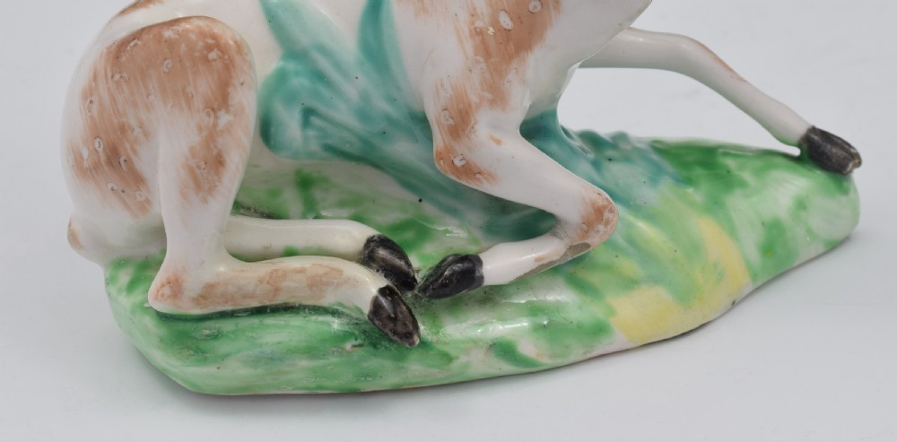 Derby Porcelain Figure Recumbent Stag Deer c.1765 View XIII