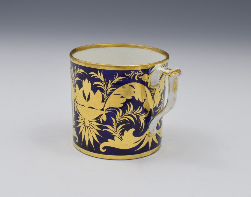 Derby Porcelain Coffee Can Landscape Scene Abergeldie Scotland Named View View IV