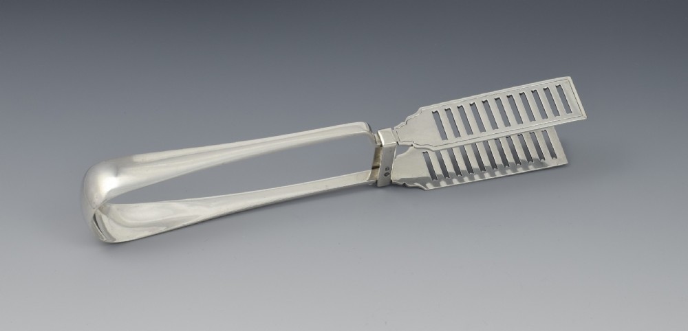 Silver Asparagus Tongs William Hutton & Sons Sheffield 1911 View III