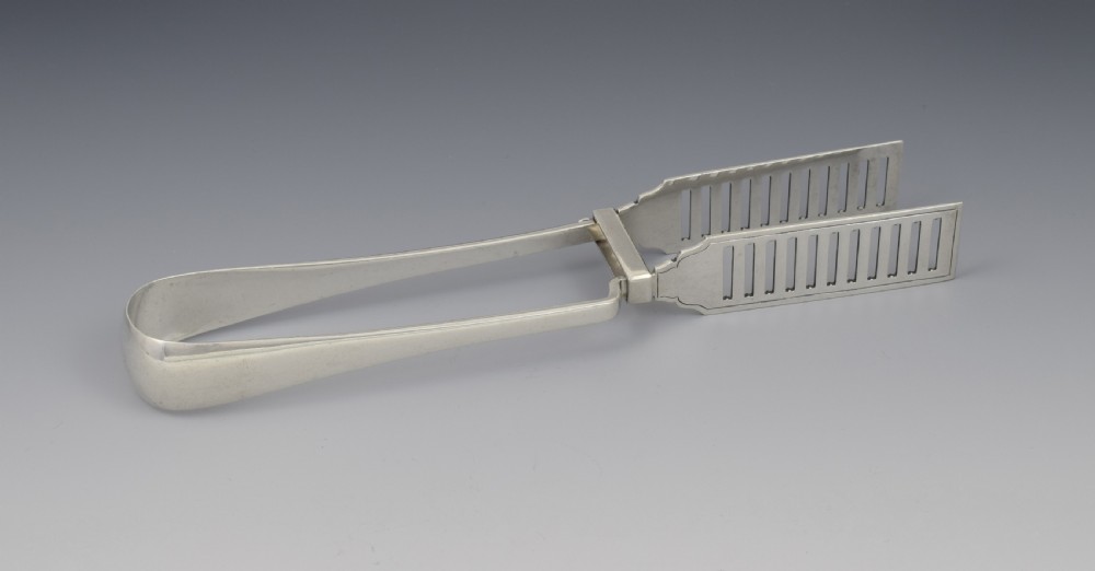 Silver Asparagus Tongs William Hutton & Sons Sheffield 1911 View VII