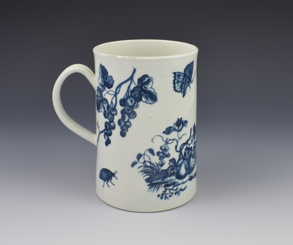 First Period Worcester Large Mug Parrot Pecking Fruit  View III