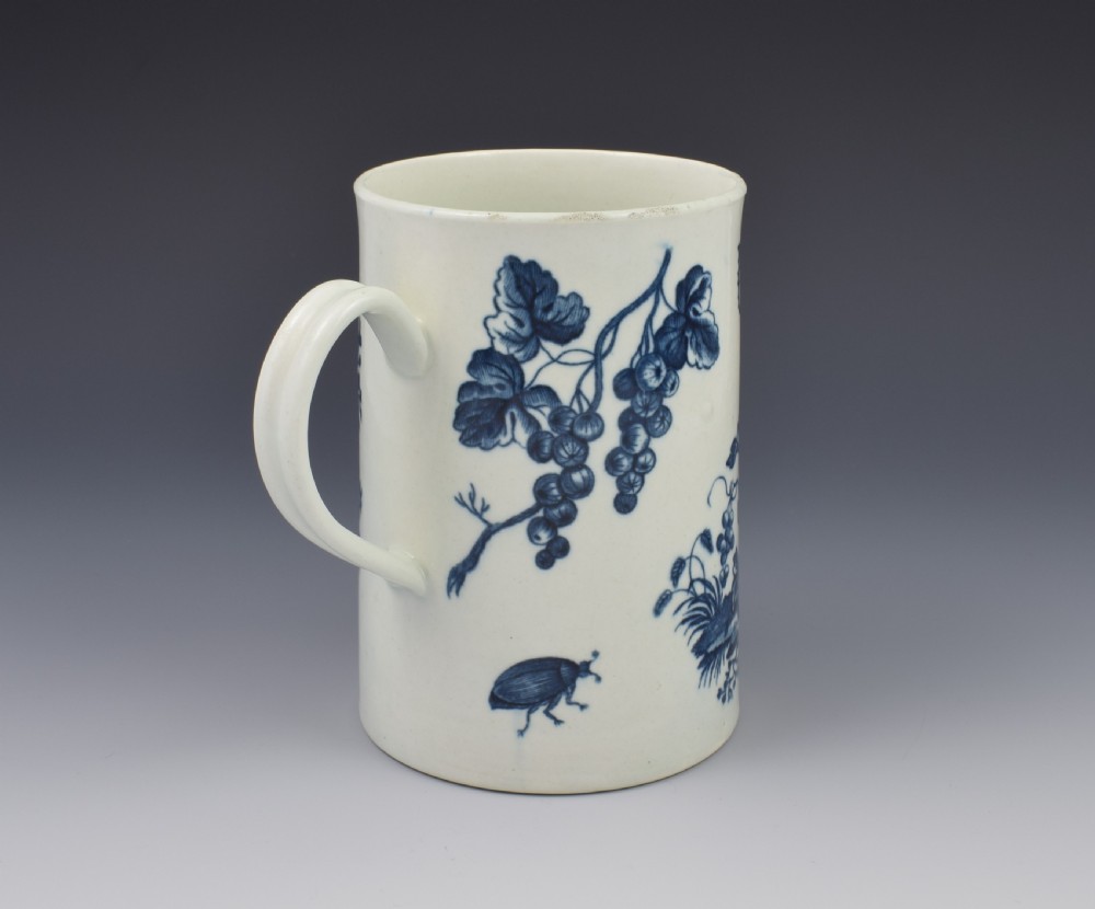 First Period Worcester Large Mug Parrot Pecking Fruit  View IV