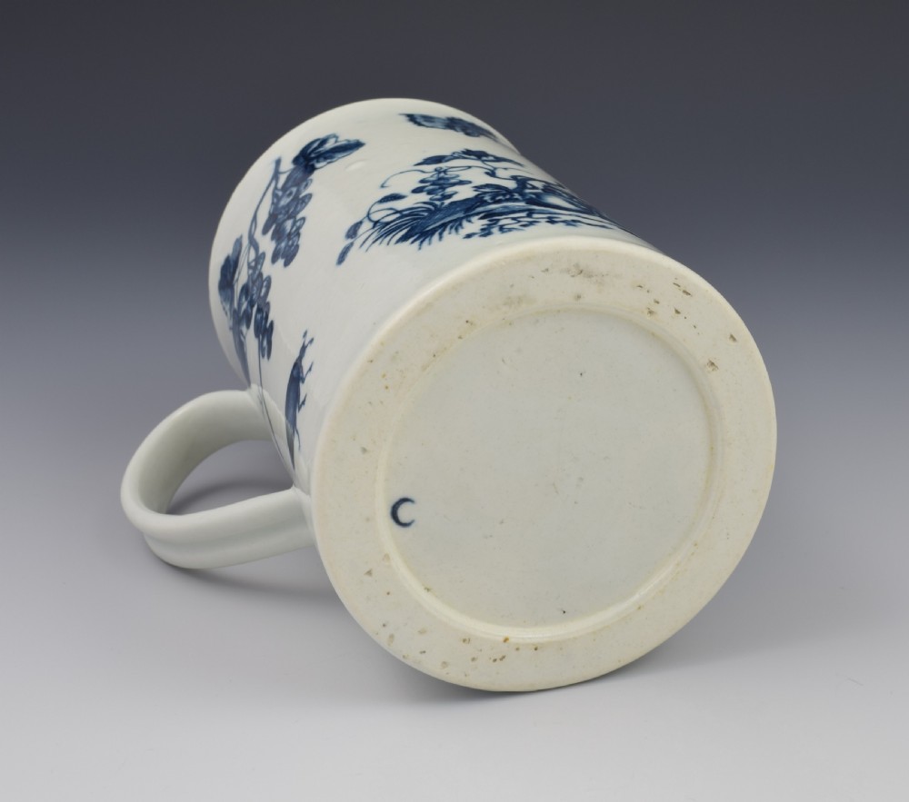 First Period Worcester Large Mug Parrot Pecking Fruit  View VII
