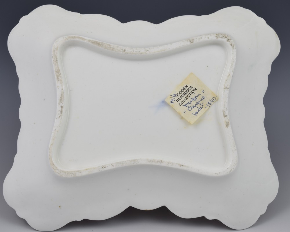 Minton Flower Encrusted Clarence Basket - Godden Collection View XII