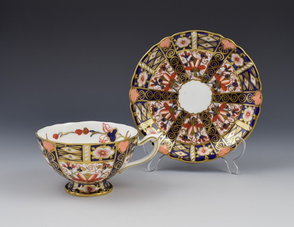 Royal Crown Derby Imari Tea Cup & Saucer Pattern 6947