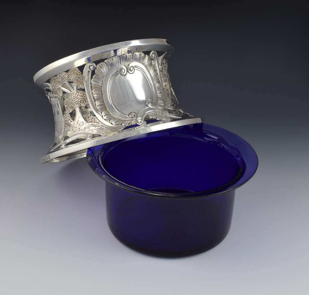 Edwardian Large Irish Silver Dish Potato Ring Hopkins & Hopkins View XII