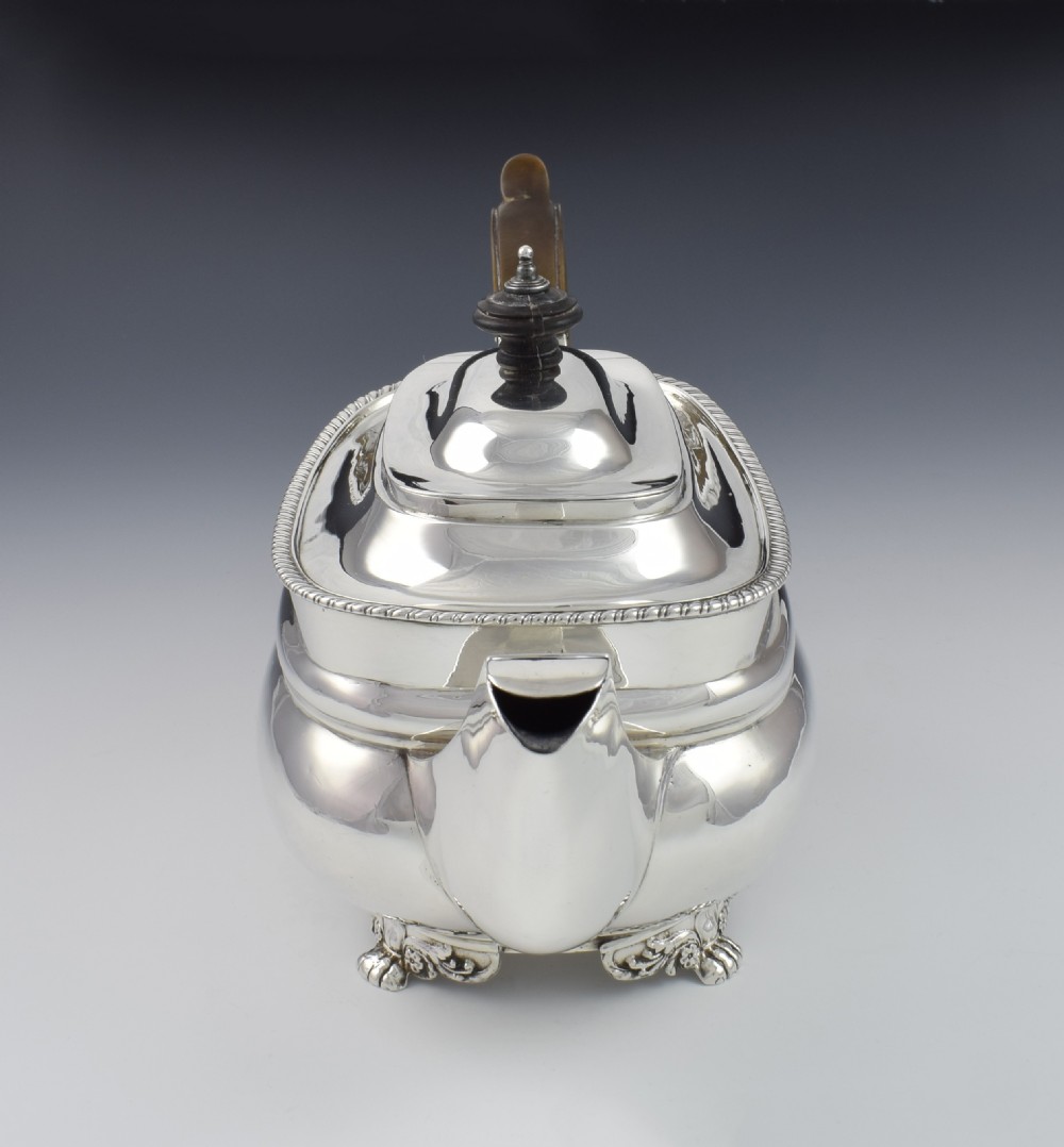 George III Silver Teapot Robert Hennell I London 1794  View IX