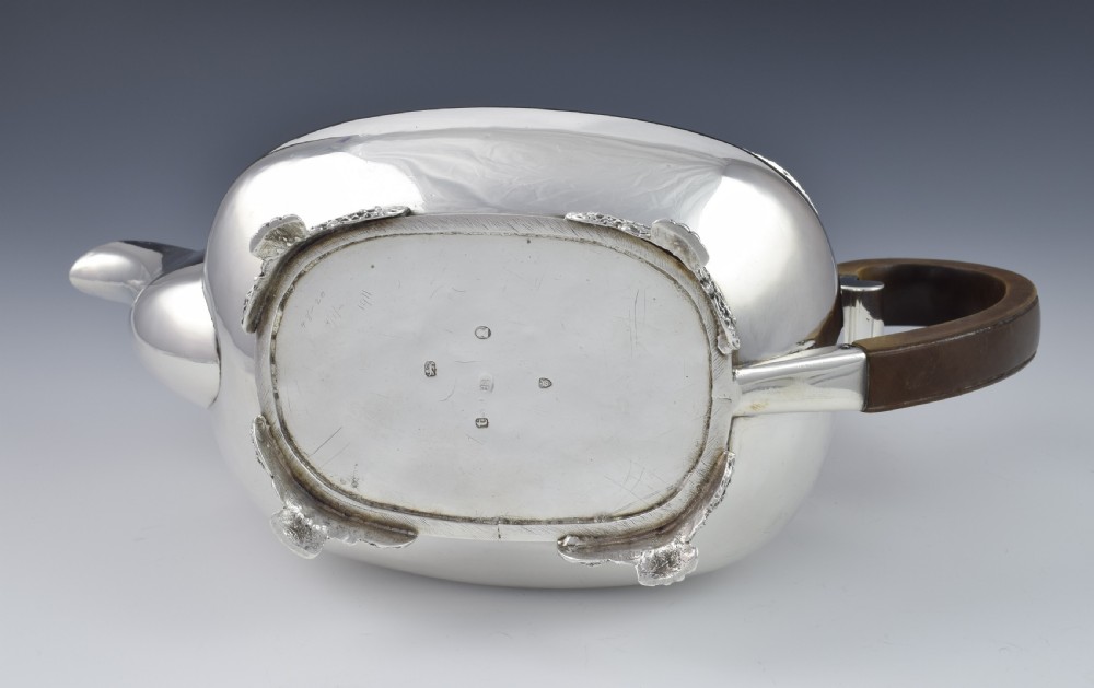 George III Silver Teapot Robert Hennell I London 1794  View XII