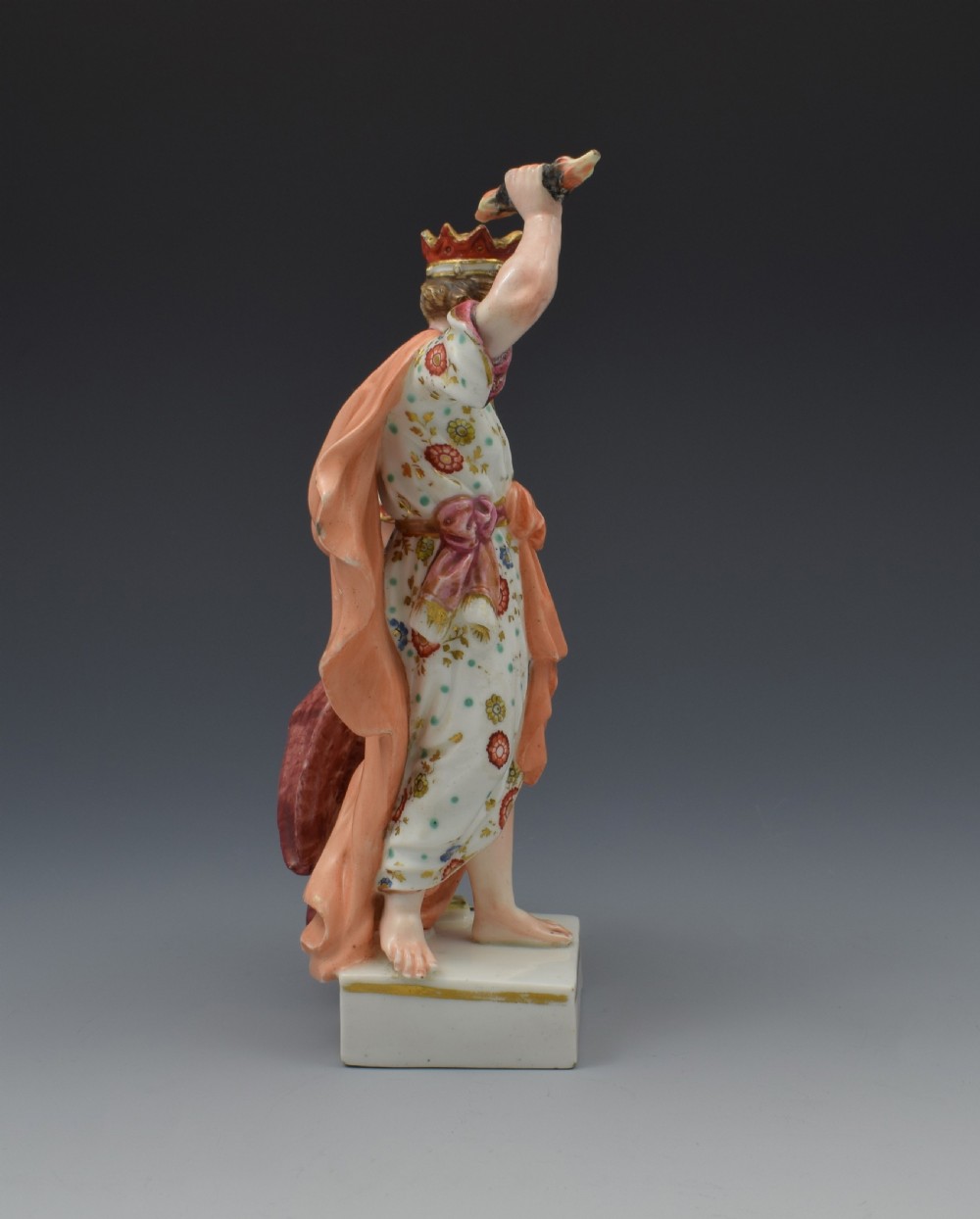 18th Century Derby Porcelain Figure Jupiter With Eagle c.1775 View VII