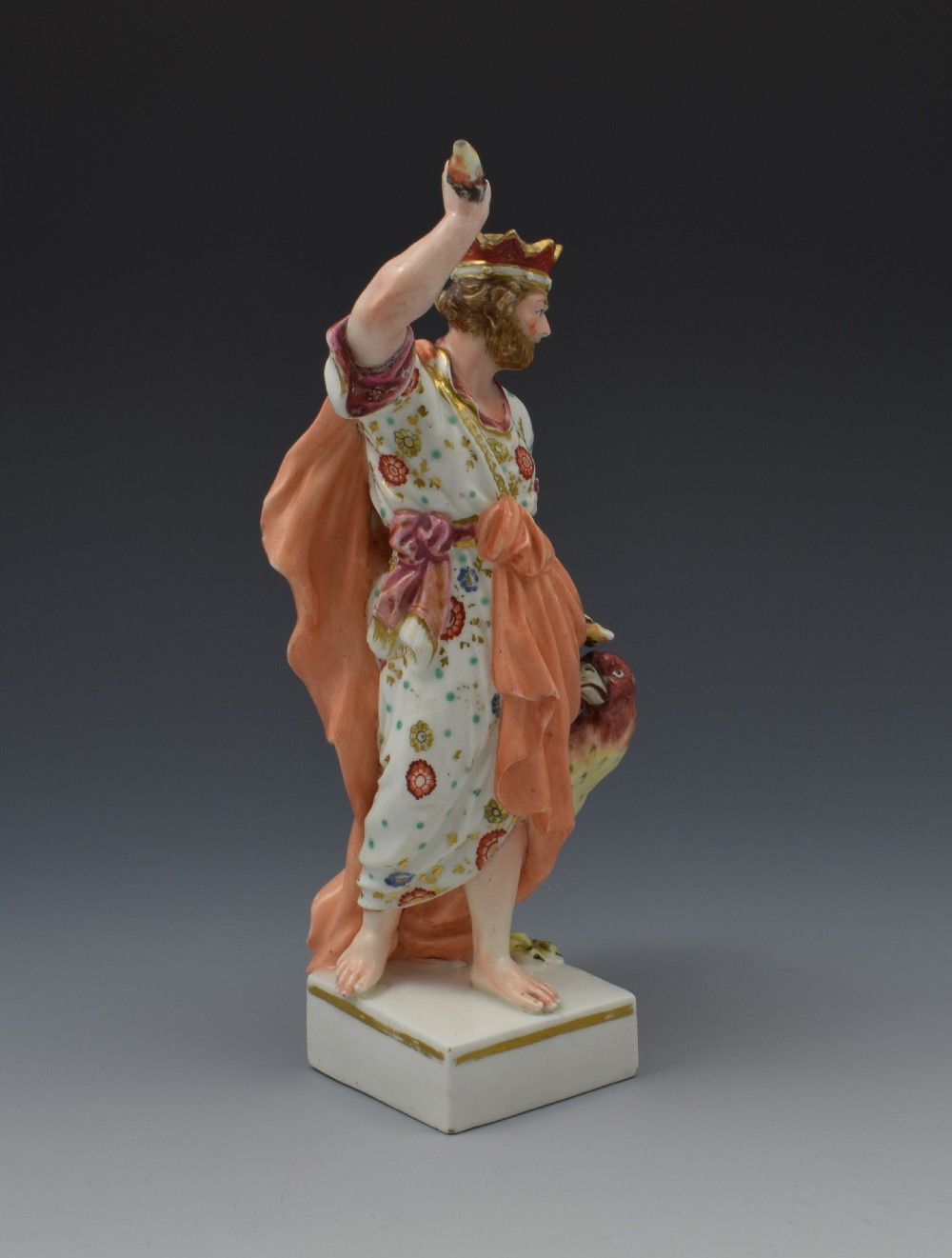 18th Century Derby Porcelain Figure Jupiter With Eagle c.1775 View VIII