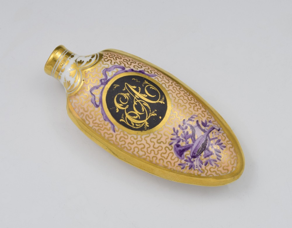 Early 19th Century Chamberlain Worcester Scent Perfume Bottle View XI