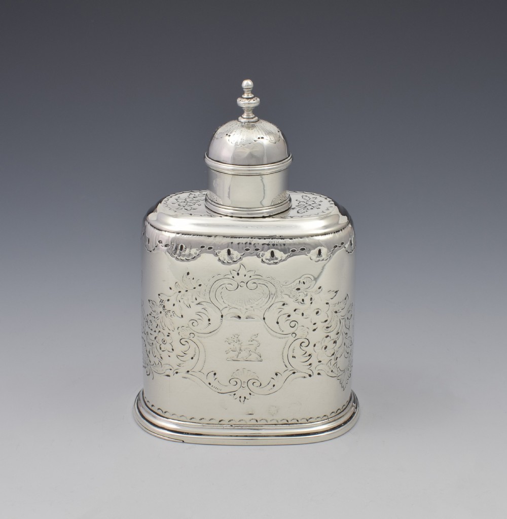 George I Silver Tea Caddy London c.1726 Richard Green