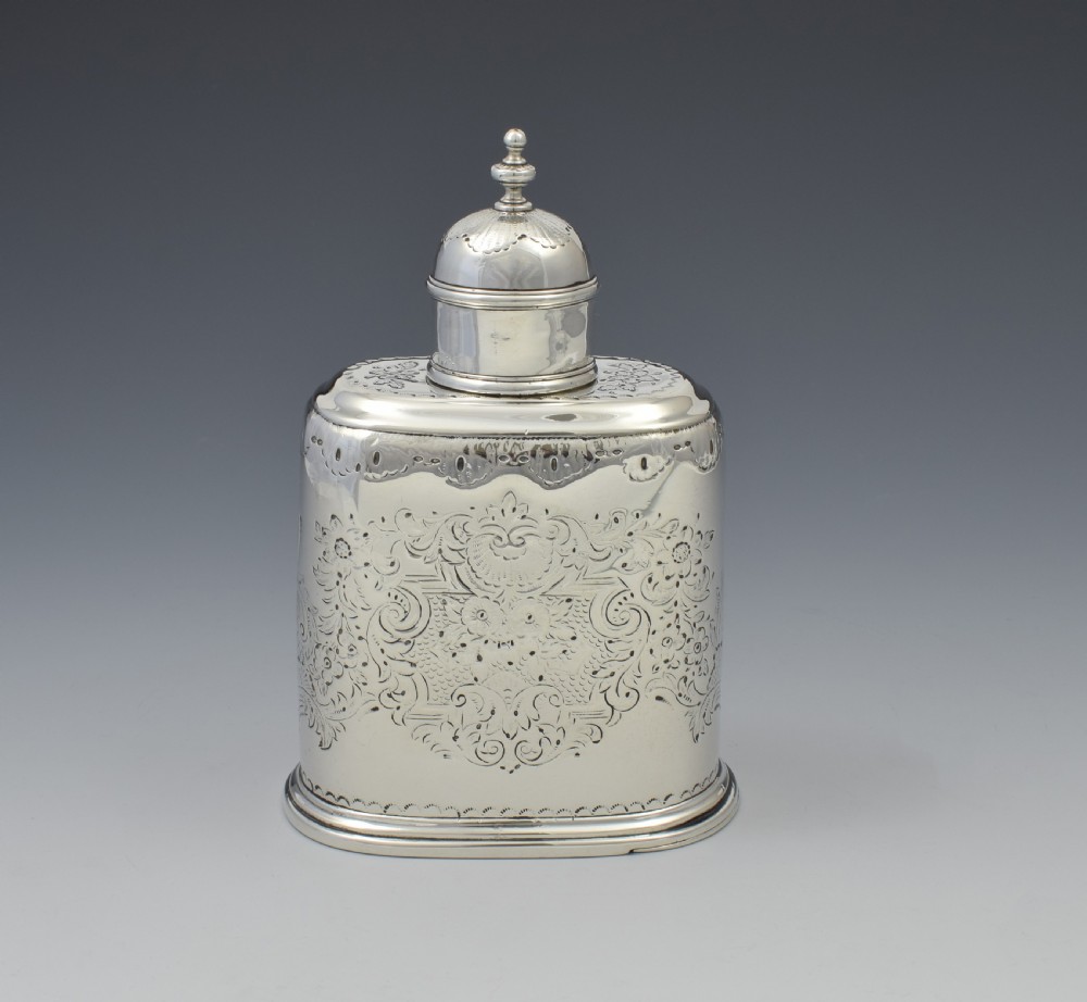 George I Silver Tea Caddy London c.1726 Richard Green View VI