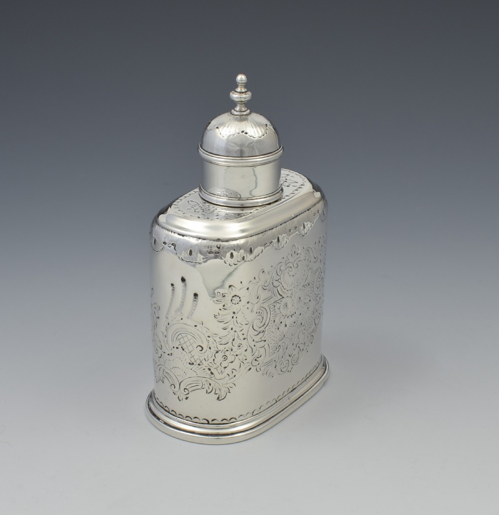 George I Silver Tea Caddy London c.1726 Richard Green View VII