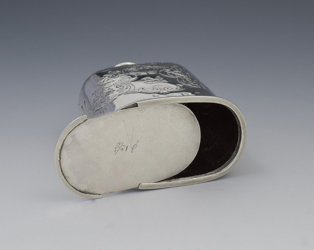George I Silver Tea Caddy London c.1726 Richard Green View IX